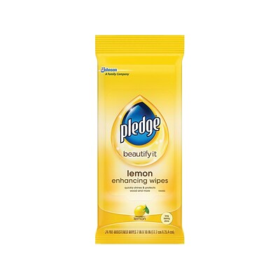 Pledge Beautify All-Purpose Cleaner, Lemon, 24/Pack (624489)