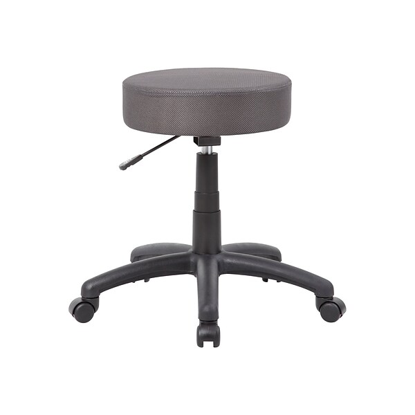 Boss The DOT Mesh Backless Stool, Charcoal Gray (B210-CG)