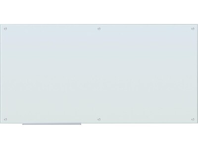 U Brands Glass Dry-Erase Whiteboard, 6 x 3 (00123AANNN)