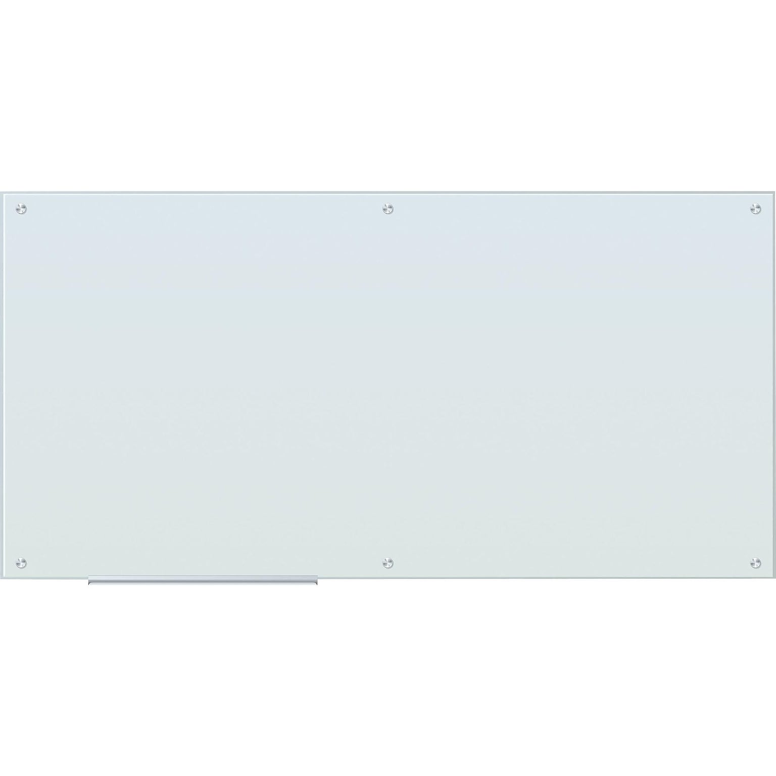 U Brands Glass Dry-Erase Whiteboard, 6 x 3 (00123AANNN)