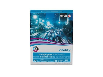 Xerox® Vitality® 8.5" x 11" Multipurpose Paper by the Pallet, 20 lbs., 92 Brightness, 40 Cartons/Pallet (3R02047)