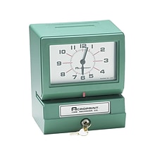 Acroprint Punch Card Time Clock System, Green (150NR4)