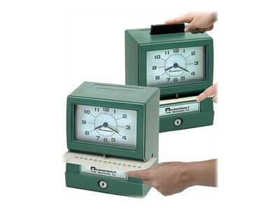 Acroprint Punch Card Time Clock System, Green (150NR4)