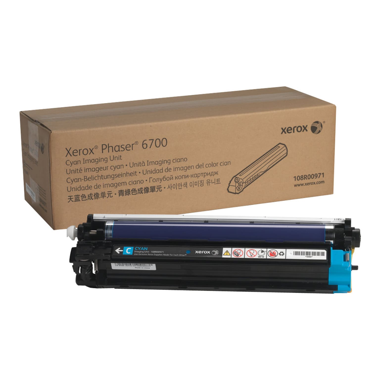 Xerox Phaser 6700 108R00971 Printer Imaging Unit, Cyan