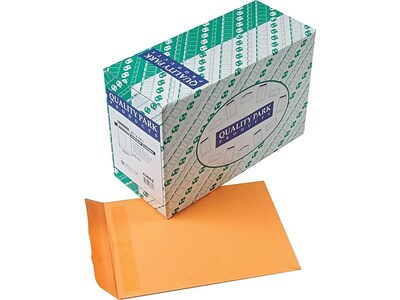 Quality Park Redi-Seal Kraft Catalog Envelopes, 9.5" x 12.5", Kraft, 250/Box (QUA43662)