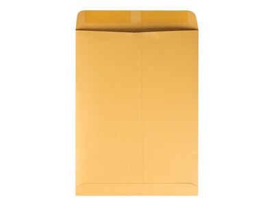 Quality Park Gummed Kraft Catalog Envelopes, 9 x 12, Kraft, 250/Box (QUA41465)