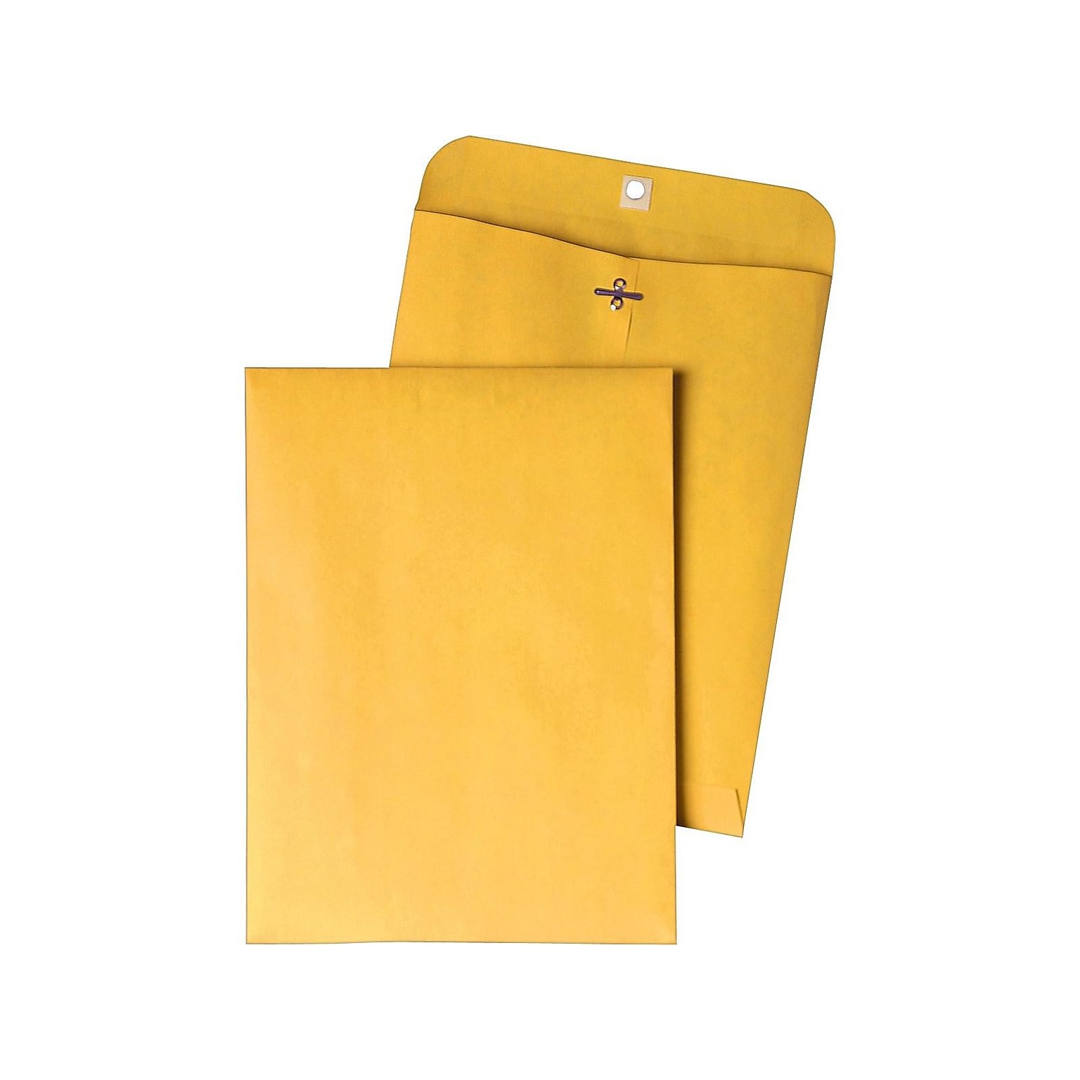 Quality Park Clasp & Moistenable Glue Kraft Catalog Envelopes, 10 x 13, Kraft, 100/Box (QUA37797)