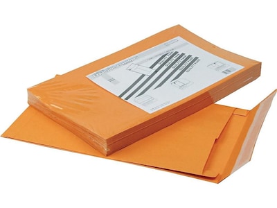 Quality Park Self Seal Catalog Envelopes, 10L x 15H, Kraft, 25/Pack (QUA93338)