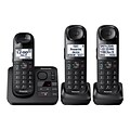 Panasonic KX-TGL433B 3-Handset Cordless Telephone, Black