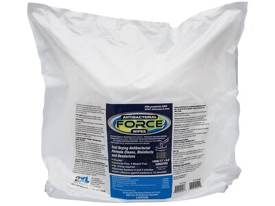 Force Antibacterial Disinfecting Wipes, 4/Carton (2XL-401)
