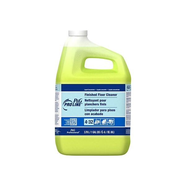 P&G Pro Line Hard Floor Cleaner, Citrus, 3.78 L / 1 Gal., 4/Carton