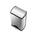 simplehuman Indoor Step Trash Can, Brushed Stainless Steel, 10 Gal. (CW1814)