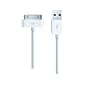 Apple Dock Connector to USB Cable for iPhone/iPad/iPod Touch, White (MA591G/C)