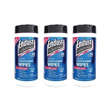 Endust Anti-Static Screen Cleaner Wipes, 70 Wipes, 3/Pack (NOZ11506KIT)