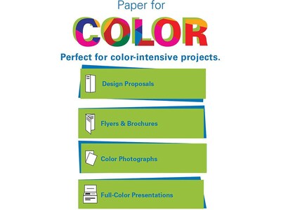 Hammermill Premium 13" x 19" Color Copy Paper, 28 lbs., 100 Brightness, 1500 Sheets/Carton (106126)