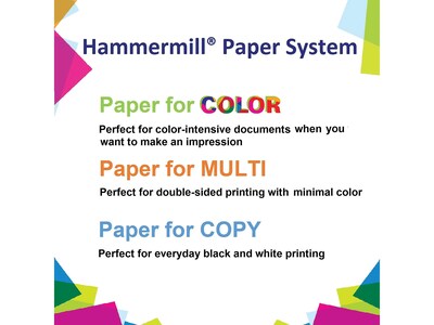 Hammermill Premium 13" x 19" Color Copy Paper, 28 lbs., 100 Brightness, 1500 Sheets/Carton (106126)