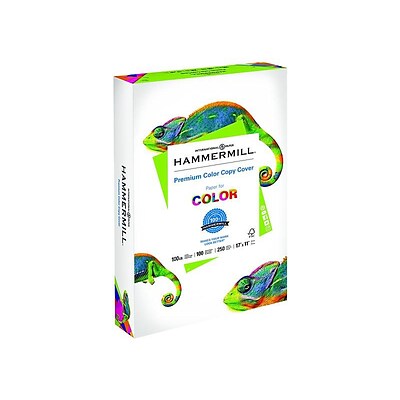 Hammermill Premium Color Copy 11W x 17L Cover Paper, 100 lbs., 100 Brightness, 250/Ream (133202)