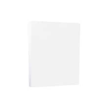 JAM Paper Vellum Bristol 110 lb. Cardstock Paper, 8.5 x 11, White Vellum Bristol, 50 Sheets/Pack (