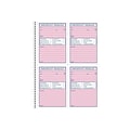 Adams Phone Message Pad, 5.5 x 3.8, Ruled, Pink, 50 Sheets/Pad (SC1184D)