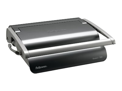 Fellowes Quasar+ Comb Binding Machine, 500 Sheet Capacity, Metallic Silver/Black (5227201)