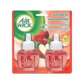 Air Wick Scented Oil, Apple Cinnamon Medley, 2/Pack (6233880420)