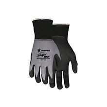 MCR Safety Ninja Nitrile Coating Nylon/Spandex Gloves, Multicolor Dozen (N96790L)