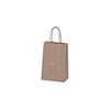 Bags & Bows 8.25H x 5.25W x 3.5D Shopping Bags, Kraft, 250/Carton (14-RK)