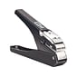 McGill Badge/Slot 1-Hole Punch, 1 Sheet Capacity, Black/Chrome (MCG16500)