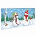 Amscan Christmas Scene Setter, 33.5 x 65, Whimsical Snowman, 5/Pack (670248)