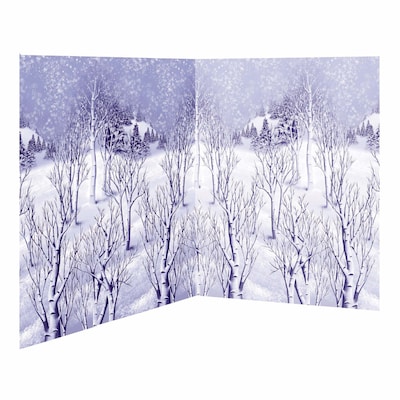 Amscan Winter Wonderland Scene Setter, 4 X 40 (674001)