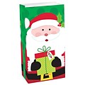 Amscan Santa Treat Bag, 10 x 5 x 3, 34/Pack (370204)