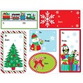 Amscan Christmas Adhesive Labels, 9/Pack, 48 Per Pack (260078)