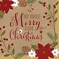 Amscan Merry Little Christmas Luncheon Napkin, 6.5 x 6.5, 3/Pack, 36 Per Pack (711557)