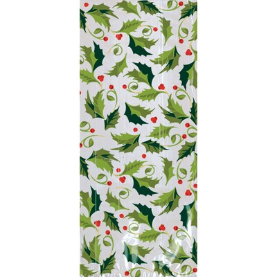 Amscan Celebrate the Season Cello Bag, 11.5 x 5 x 3.25, 5/Pack, 20 Per Pack (378522)