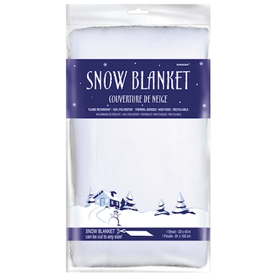 Amscan Snow Blanket, 40 x 32, 2/Pack (240384)