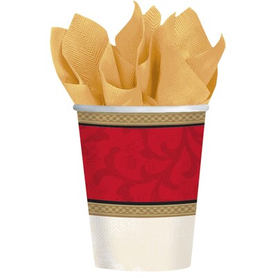 Amscan Classic Christmas Tree Paper Cup, 9oz, 5/Pack, 8 Per Pack (589900)