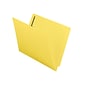Smead End Tab Classification Folders, Shelf-Master Reinforced Straight-Cut Tab, Letter Size, Yellow, 50/Box (25940)