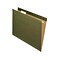 Pendaflex Reinforced Hanging File Folders, 1/5-Cut Tab, Letter Size, Standard Green, 25/Box (PFX 415