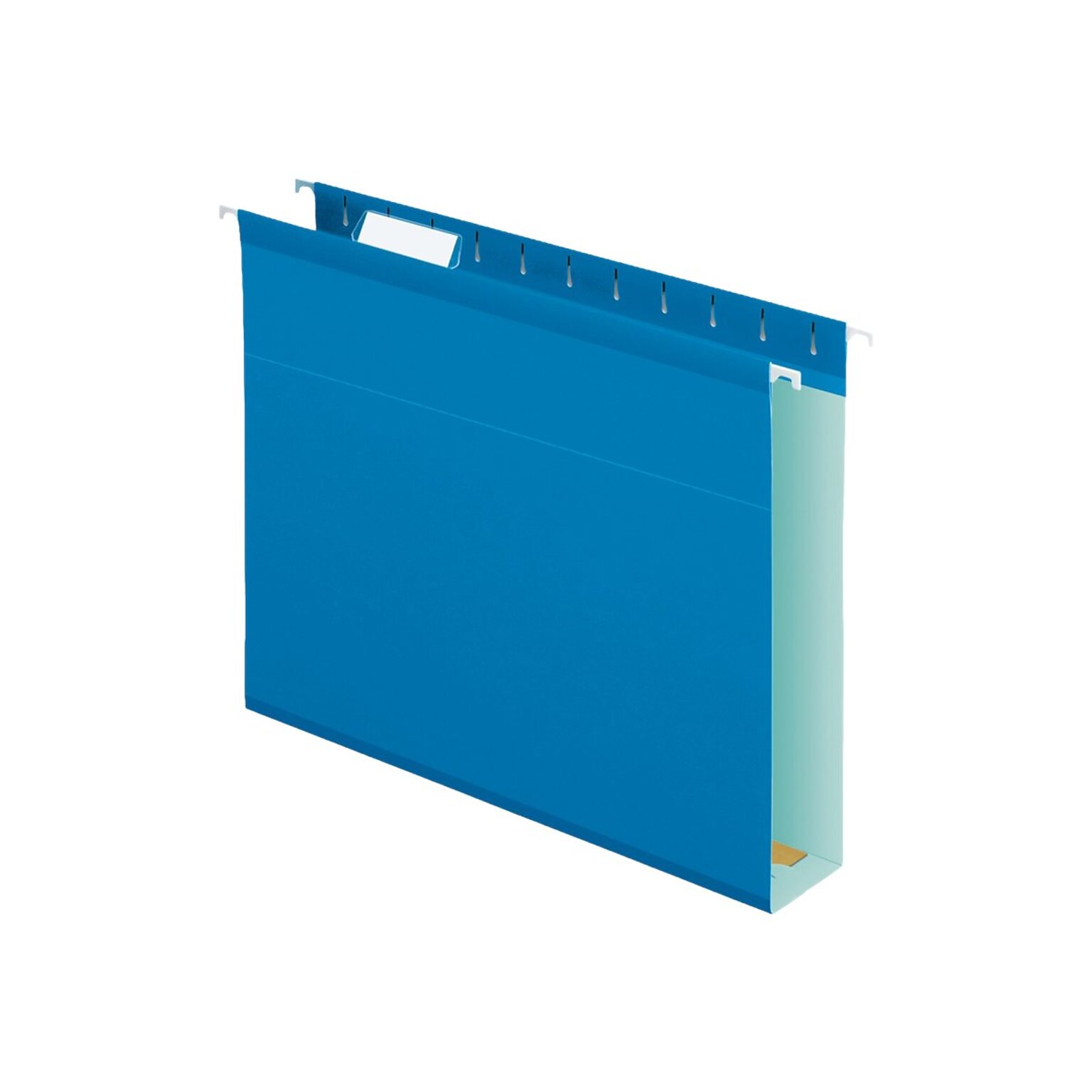 Pendaflex Hanging File Folders, 2 Expansion, Letter Size, Blue, 25/Box (PFX 04152x2 BLU)