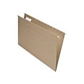Pendaflex 100% Recycled Hanging File Folders, Legal Size, Tan, 25/Box (PFX 76542)