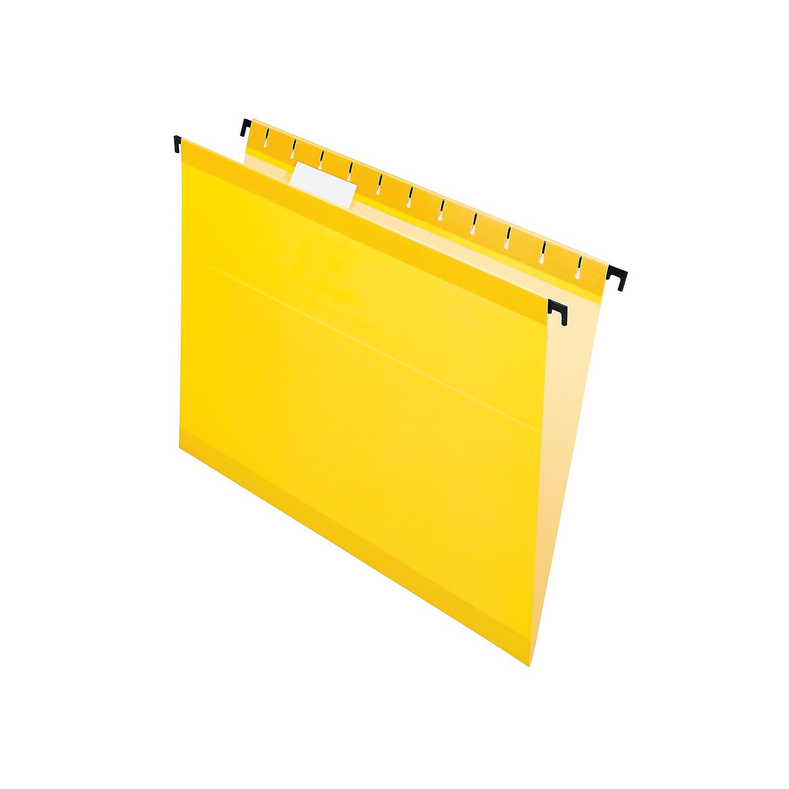 Pendaflex SureHook Reinforced Hanging File Folders, 5-Tab, Letter Size, Yellow, 20/Box (PFX 6152 1/5 YEL)