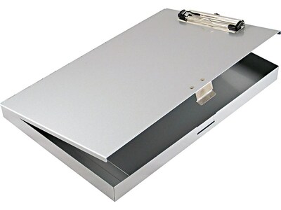 Saunders Tuff Writer Aluminum Storage Clipboard, Silver (45300)