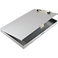 Saunders Tuff Writer Aluminum Storage Clipboard, Silver (45300)