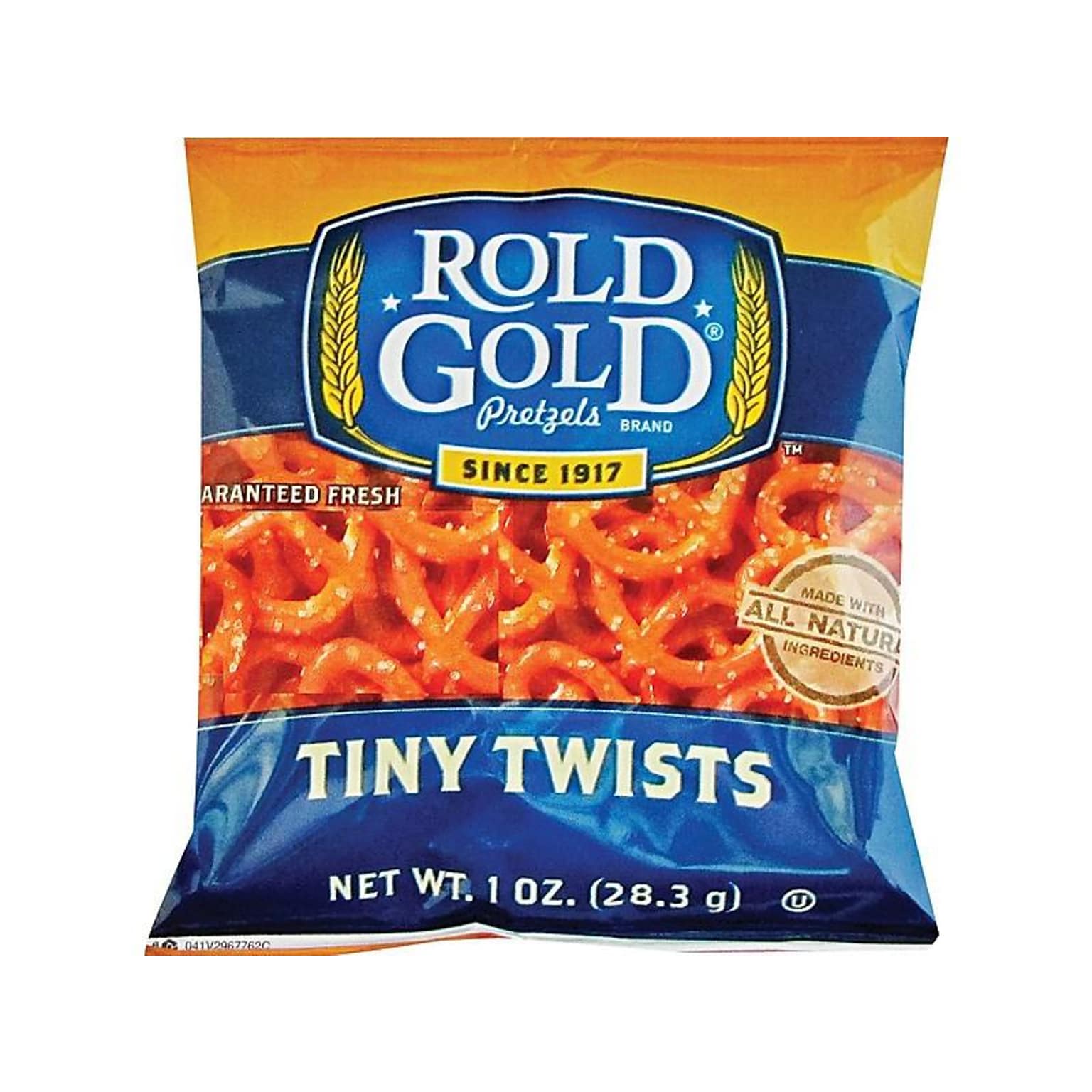 Rold Gold Savory Pretzels Twists, 1 oz. Bags, 88 Bags/Carton (FRI32430)