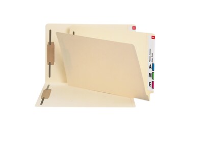 Smead End Tab Classification Folders, Shelf-Master Reinforced Straight-Cut Tab, Legal Size, Manila,