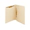 Smead End Tab Classification Folders, Shelf-Master Reinforced Straight-Cut Tab, Letter Size, Manila,
