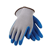 G-Tek Coated Work Gloves, CL Seamless Cotton/Polyester Knit With Latex Coating, M, 12 Pairs (39-1310