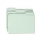 Smead Pressboard Classification Folders with SafeSHIELD Fasteners, 1/3-Cut Tab, Letter Size, Gray/Gr