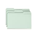 Smead Pressboard Classification Folders with SafeSHIELD Fasteners, 1/3-Cut Tab, Legal Size, Gray/Gre