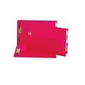 Smead End Tab Classification Folders, Shelf-Master Reinforced Straight-Cut Tab, Legal Size, Red, 50/
